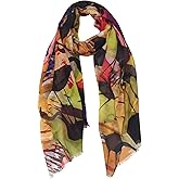 PANTONIGHT Scarf for Women Lightweight Print Fashion for Spring Fall Winter Scarves Shawl Wrap…