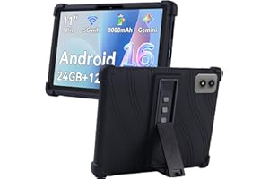 GEJEFA Case for VekfulPC T50 11 Inch, [Adjustable Kickstand] Shock-Absorption Scratch Resistant Flexible Silicone Protective 