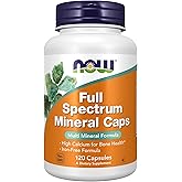 NOW Supplements, Full Spectrum Mineral Caps, Multi Mineral Formula, 120 Veg Capsules