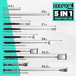 Telescoping Magnetic Pickup Tool Set, Inspection