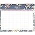 Day Designer for Blue Sky 2018-2019 Academic Year Monthly Wall Calendar, Twin Wire Binding, 15" x 12", Peyton Navy Design