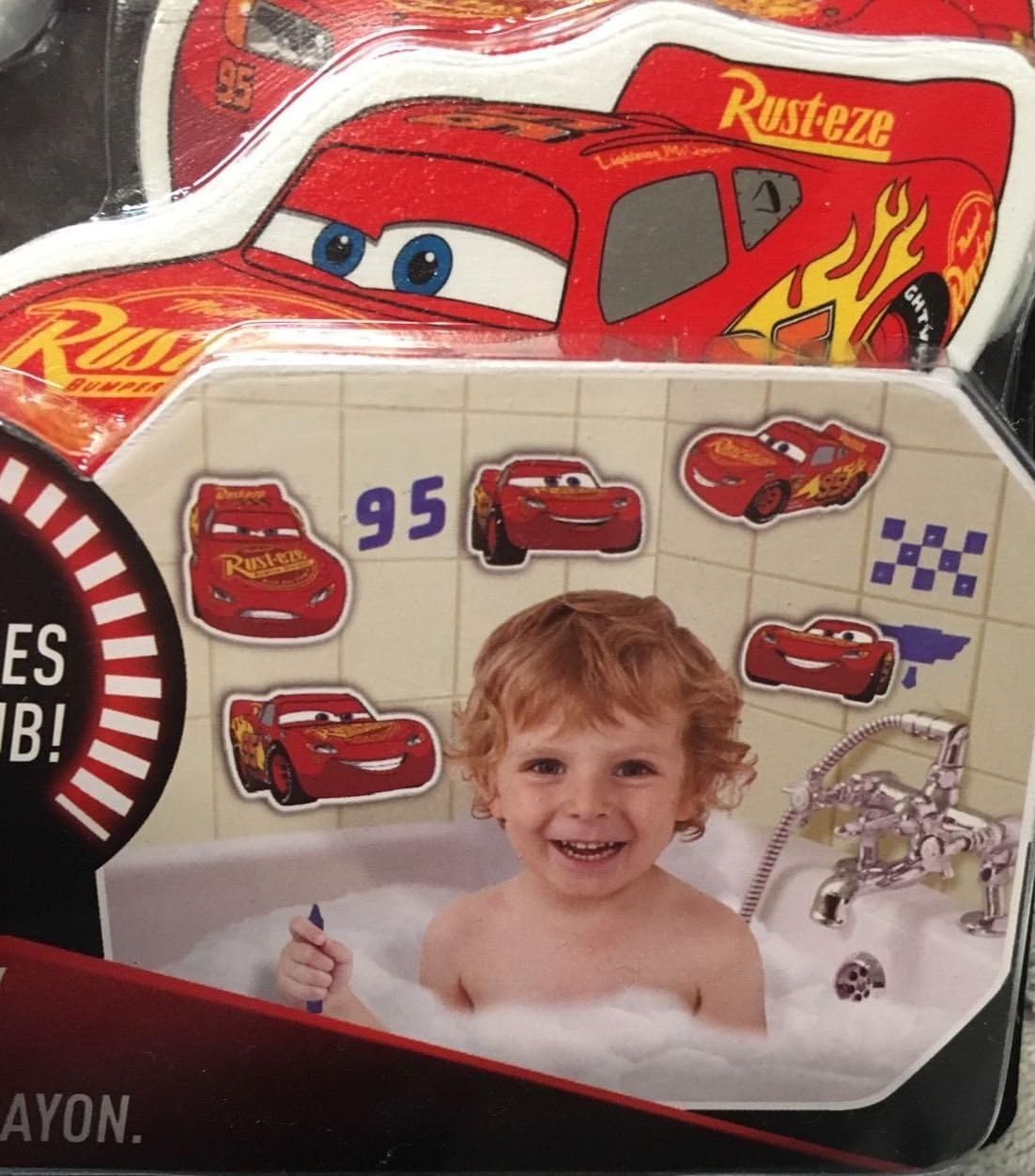 lightning mcqueen bath toys