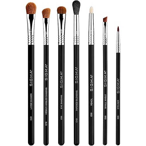 Sigma Beauty Basic Eyes Makeup Brush Set of 7