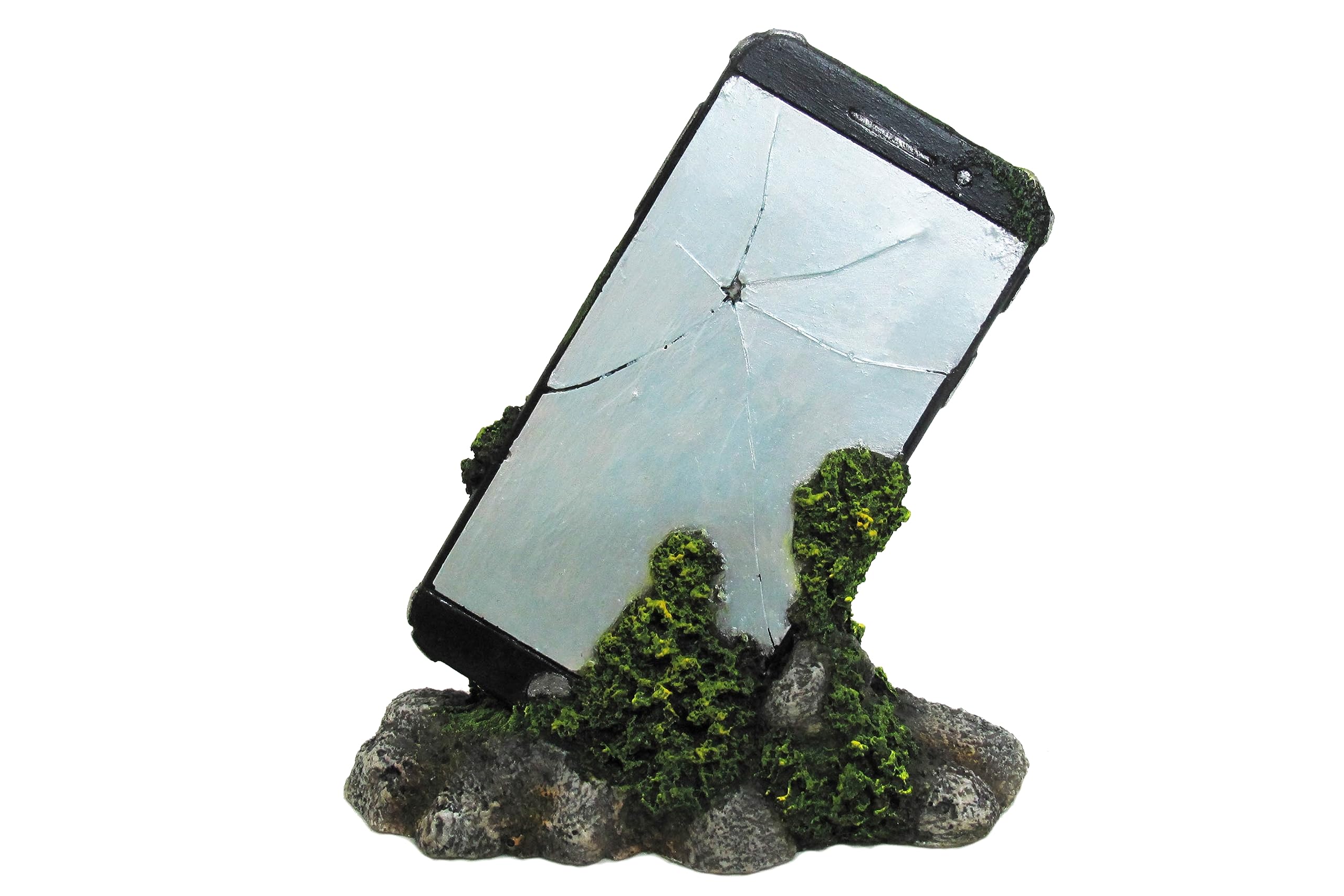 CLASSIC Broken Mobile Phone 160mm Aquarium Ornament