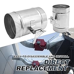 EATAKWARD Backdraft Damper HVAC Duct Manual Volume