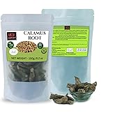 COMFORT TM - 5.2 Ounce Organic Calamus Root Whole Loose Dried Herb for Skin, Stomach Health Benefits Herbal Tea