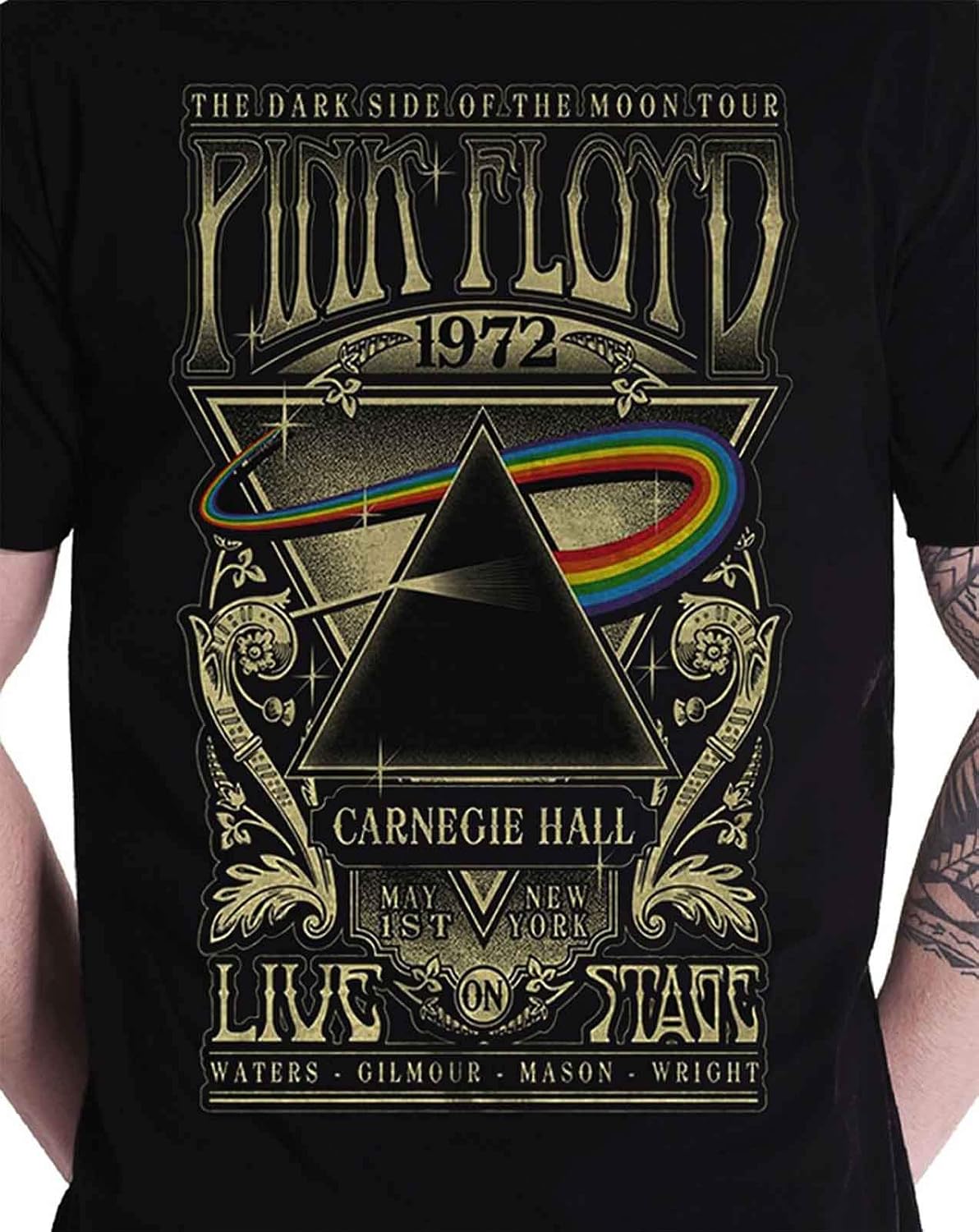 Pink Floyd T Shirt Carnegie Hall 1972 