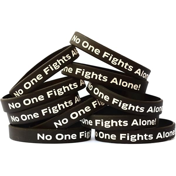 SayitBands 5 End Domestic Violence Awareness Wristbands - 8 Inch Purple Bracelets, No Gemstone