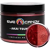 Eye Candy Pigments Premium True Red Mica Powder - Akai Tsuki Red (50gr) - for Epoxy, Resin, Soap, Paint, Woodworking, Acrylic Pouring, Bath Bombs, Fishing Lures - DIY Arts and Crafts Additive