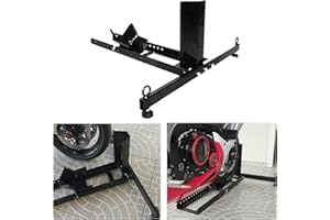 EGO BIKE Adjustable Motorcycle Wheel Chock Upright 1800lb Capacity Adjustable Motorcycle Stand Wheel Tire Chock for 15"-22" Wheels