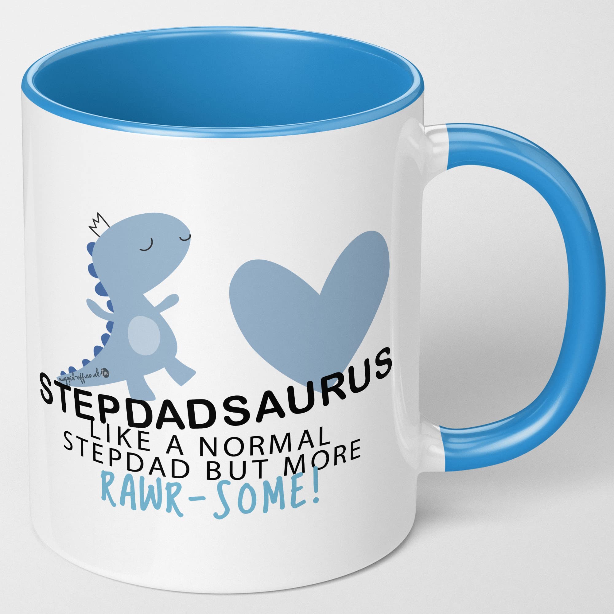 Mugged Off Stepdadasaurus Gifts 11oz Mug Stepdad Birthday Cup Step Dad Fathers Day Christmas