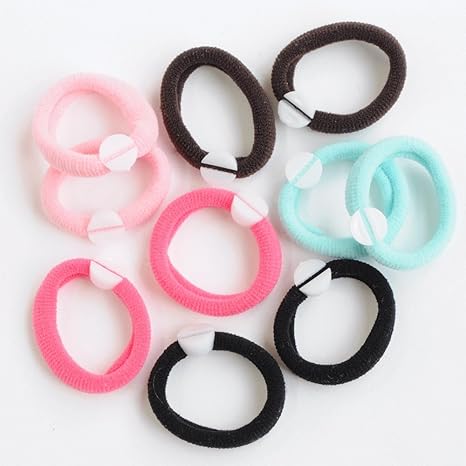 Amazon 手作り工房 My Mama 台座付き ヘアーゴム 約3cm 10個セット ヘアアクセサリー 子供 こども アクセサリーパーツ 通販