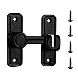 Barn Door Lock Latch, 90 & 180 Degree Heavy Duty