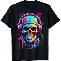 Fluid T-Shirts Skull Homme Noir