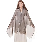 YOUR SMILE Women Shawls and Wraps for Evening Dresses Sparkling Metallic Scarf for Weddings Party