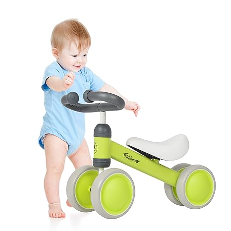 Apollo Laufrad Fridolino, Rutscher-Fahrzeug mit Vier Rädern für Kinder von 1-3 Jahre , Push Bike für Jungen und Mädchen
