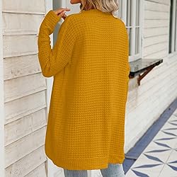 ADJHDFH Striped Sweater Women Chunky Cardigans For
