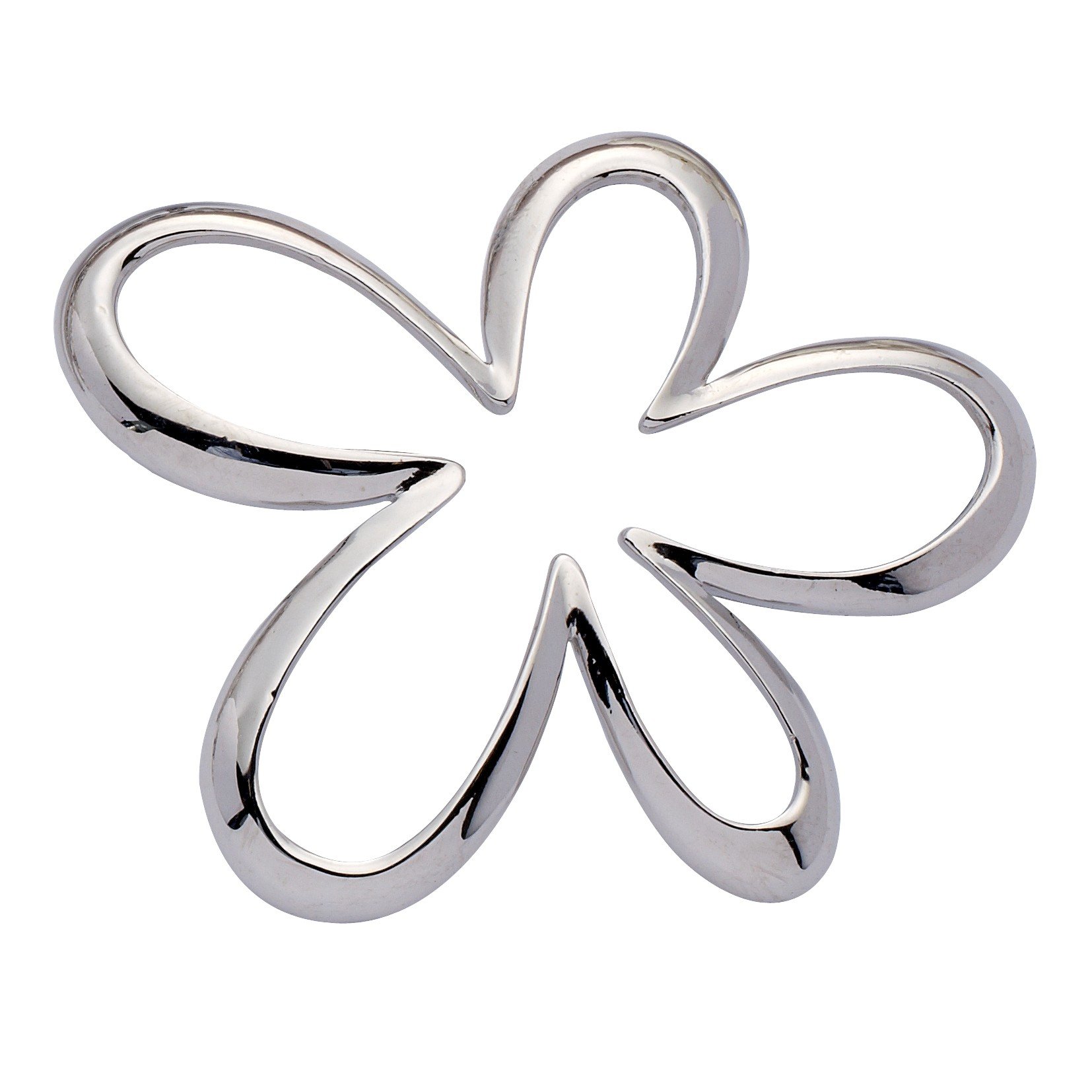 Flower Shape Base Metal Brooch