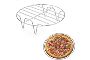 6, 7, 8 inches Round Rack for Cooking | Stainless Steel Air Fryer Rack Set | Multi-Purpose Baking Steaming Cooling Stand Gril