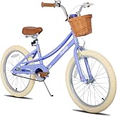 JOYSTAR Fantasy Girls Bike for Toddlers and Kids 2-12 Years Old | 12"-20" Retro Style Kids Bike with Training Wheels, Wicker Basket, Dual Brake