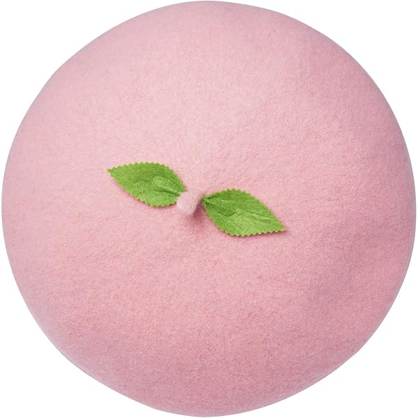 FAICCIA Green Leave Fruit Cosplay Beret Vintage Painter Hat  display picture 1