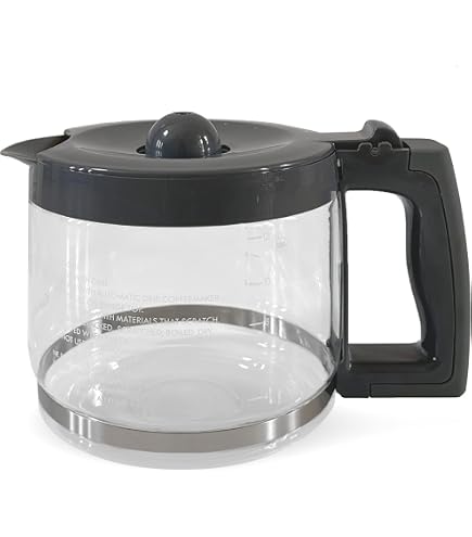 Amazon.com: Coffee Maker pot carafe (red handle and lid) Replacement ONLY  Compatible with Kenmore Aroma Control 12-cup Programmable Coffee Model  0840707: Home & Kitchen