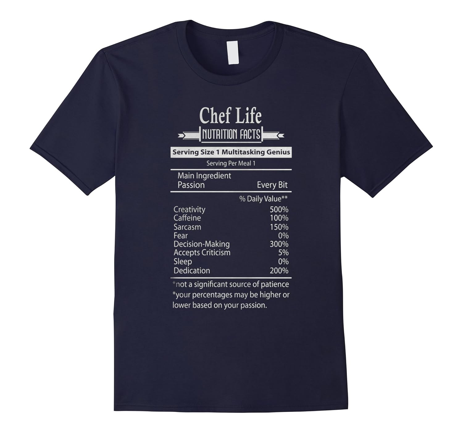 Best Birthday Gift Chef Cooker Love Foodie Grill Funny Shirt-ANZ