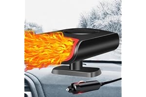 NUGXICA Car Heater 12V - Portable Car Heaters for Vehicle, Car Heater That Plugs Into Cigarette Lighte, 2 in 1 Heating & Cooling Fast Windshield Defrost Defogger