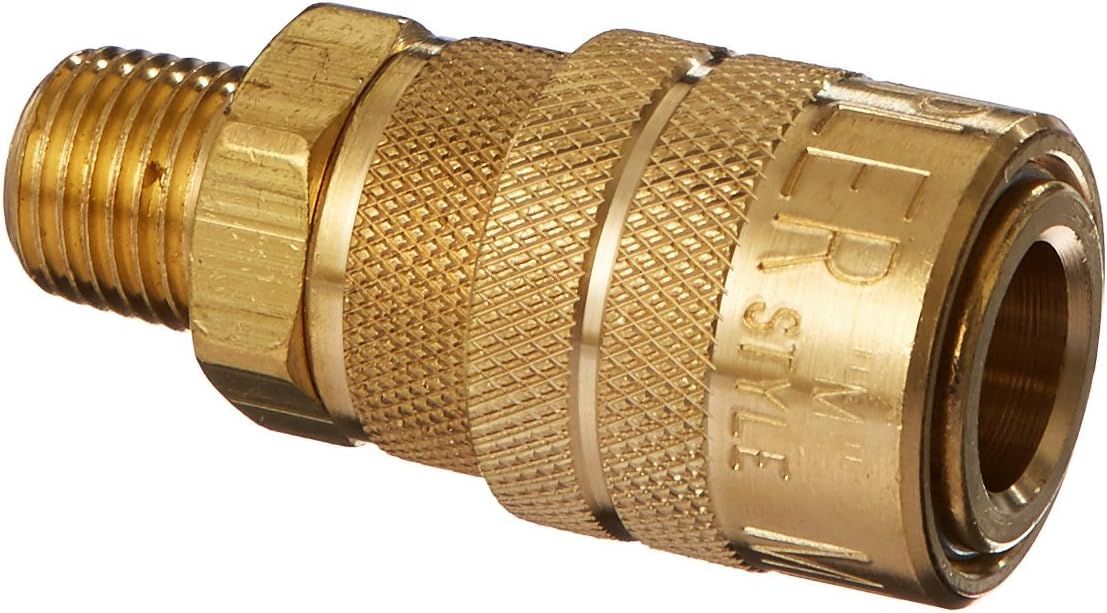 Milton (S-716) 1/4" Male NPT M Style (Industrial) Air fitting Quick Connect Coupler - Garage And Shop Products - 