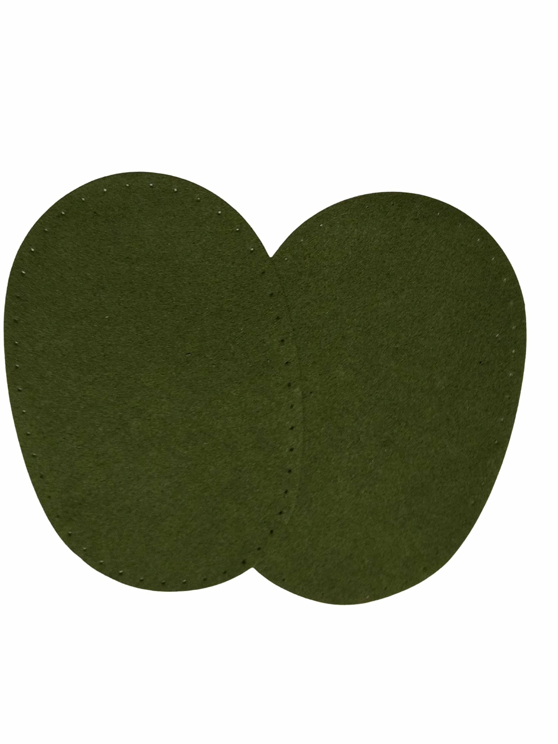 Marbet MOPE Thermoadhesive Green loden alcantara 17 x 11cm oval patch mesh