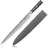 Cangshan YARI Series 12-inch Sashimi Knife with Sheath, X-7 Damascus Steel, 501301