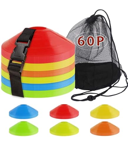 Dot Drill Mat SIFENYU Spot Markers 9 Inch 6pcs Rubber Agility Dots Flat Cones Non Slip Sports Dots Floor Spots Agility Markers For Kids Soccer Football Basketball Speed Agility Training, Classroom Activities