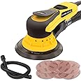 PHENDO Electric Random Orbital Sander Brushless 350W 3A Multi-function Variable Speed Corded Orbital Sanders Machine For Woodworking, Car, Drywall Sanding, Polishing…
