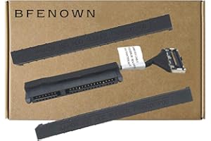 Bfenown Replacement SATA 2.5" Hard Drive HDD Cable Connector 0K0K71 K0K71 XDYGX DC02C00BL00 with Grommet Rubber Rail 3XYT5 for Dell Precision 5520 5510 5530 5540 / Dell XPS 15 9550 9560 9570 9650 7590