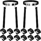 Peryiter 2/12/24/36 Player Flag Football Belt, Adjustable Football Belts and Flags for Kids Youth Adult Sport Team Training