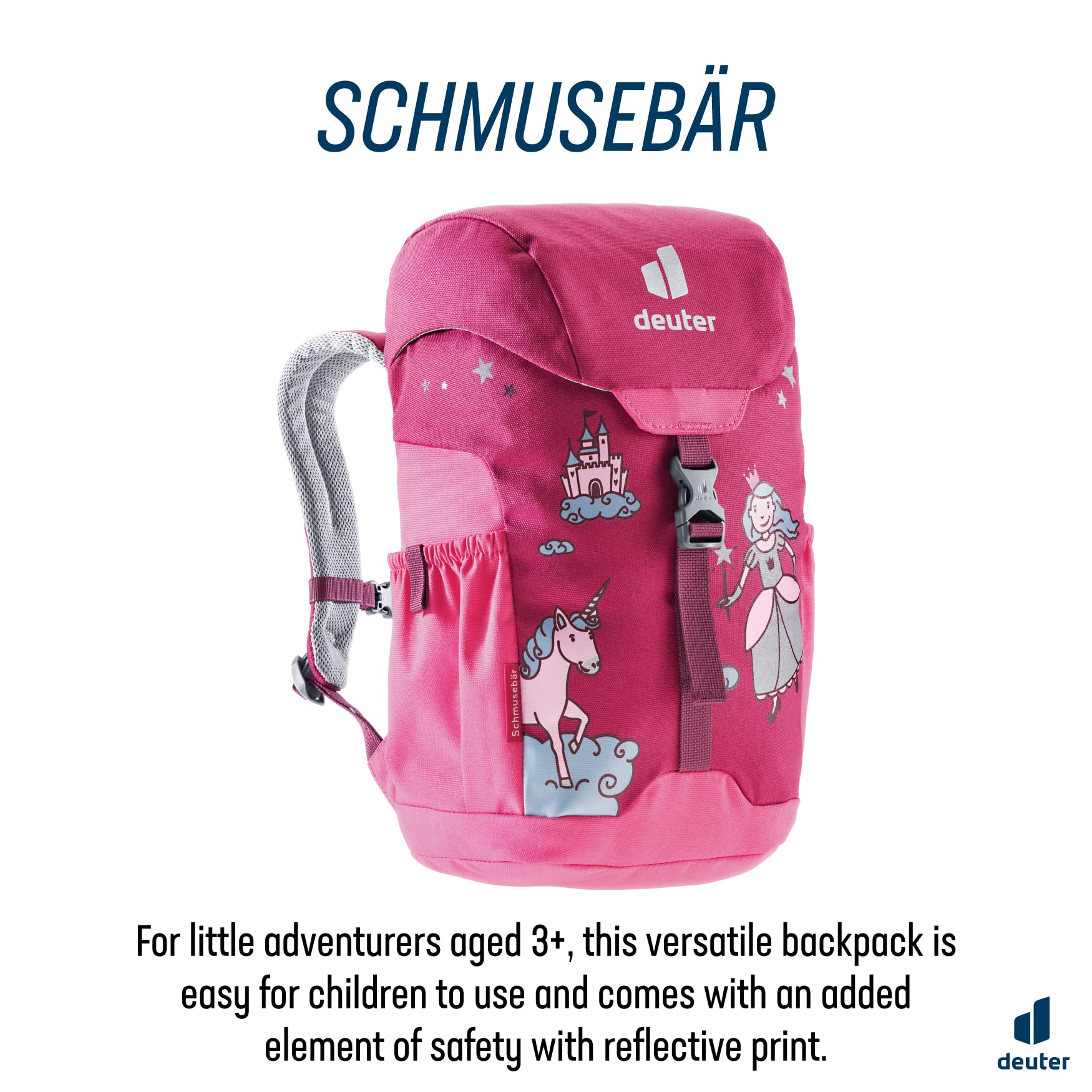 Deuter Unisex Kid's Schmusebar, Ruby-hot Pink, 8L