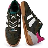 Tigeridea Fashion Sneakers for Women Tennis Breathable Close Toe Lace up Womens Sneakers