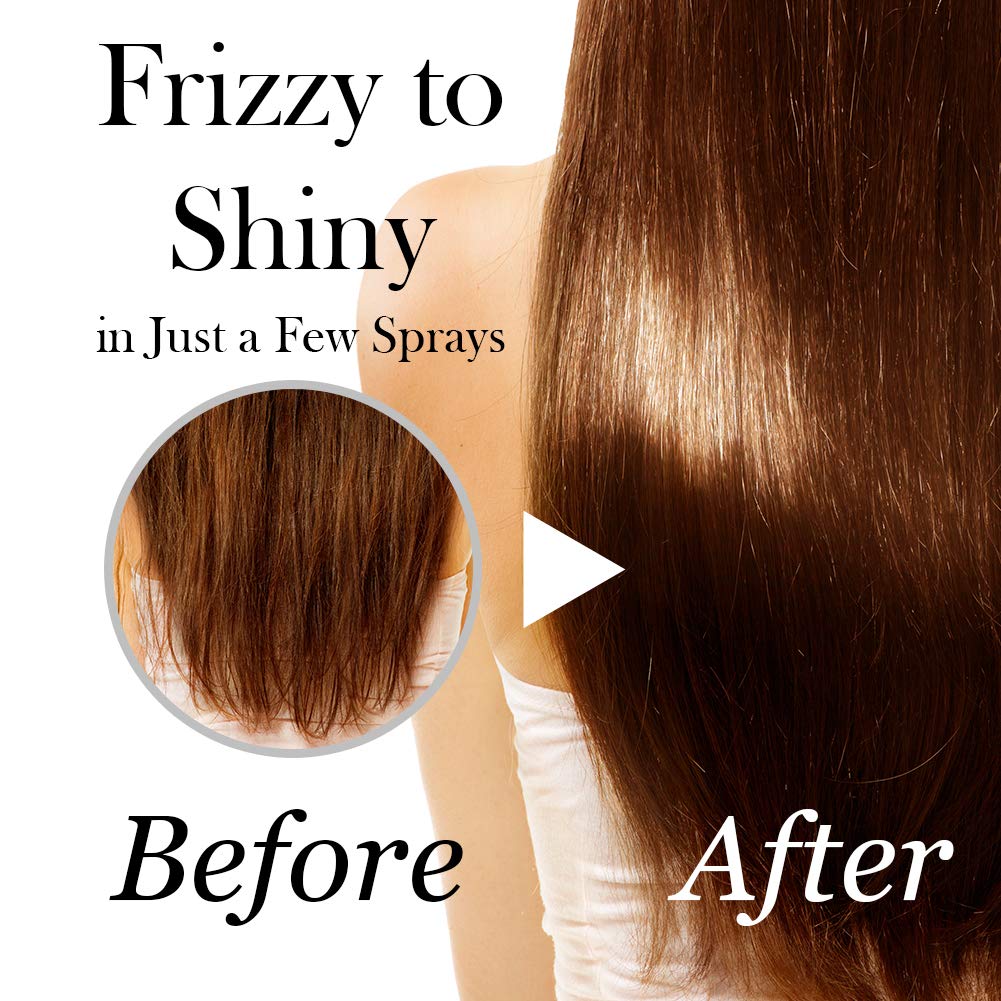 L’ange Hair Lustér Spray Laminate | Helps Add Shine and Smooth Away Frizz | Alcohol-Free Formula Enriched with Jojoba Oil, Safflower Oil, and Antioxidants