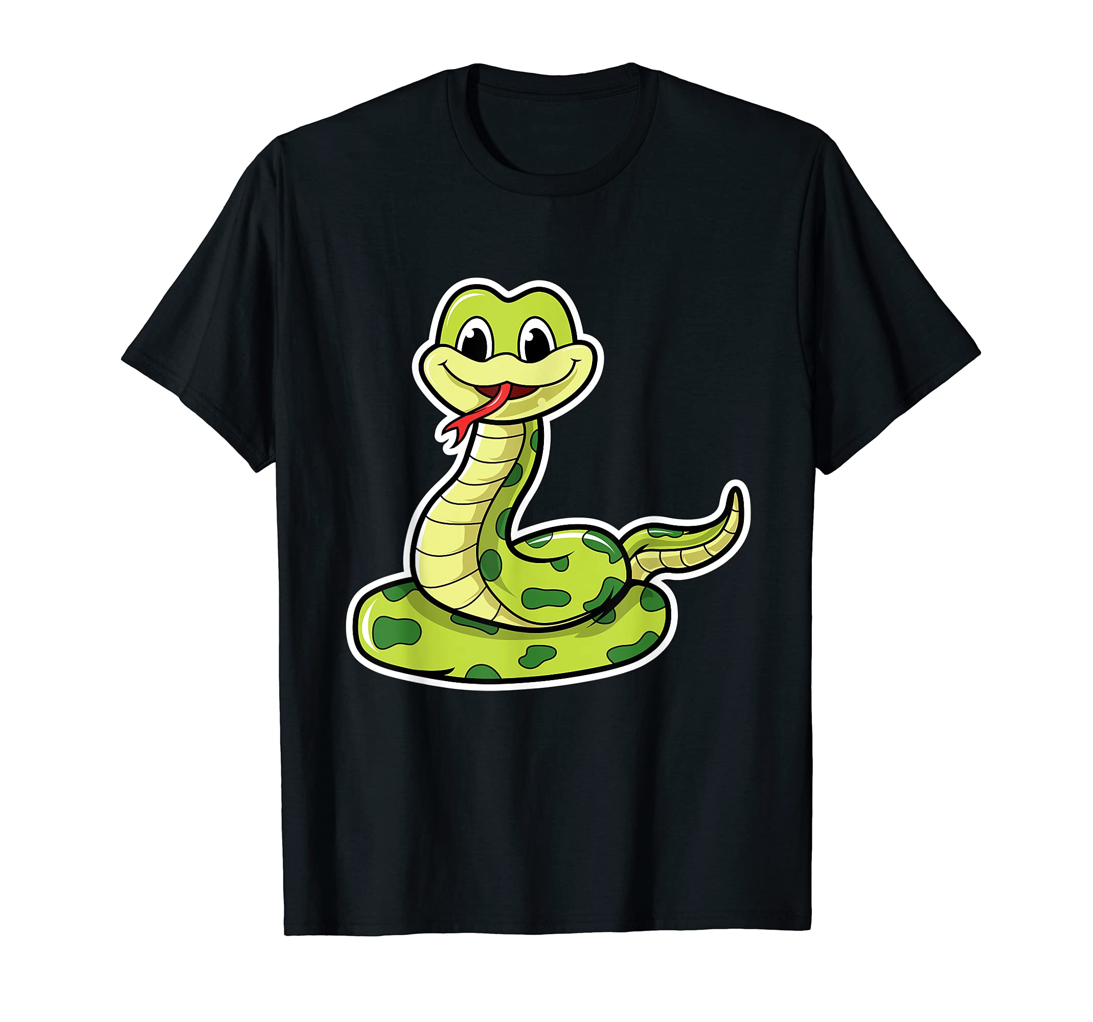 Cute Snake Cartoon Animal Reptile T-Shirt