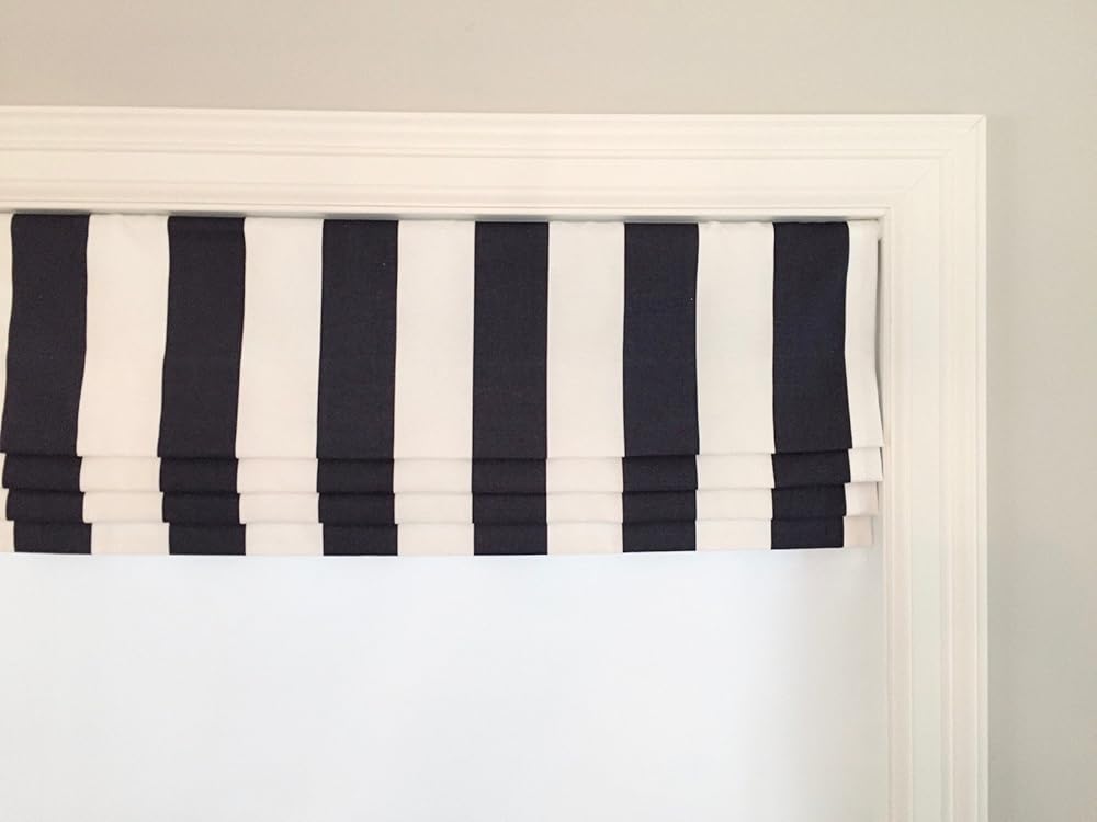 Faux (Fake) Roman Shade Valance With Lining. Premier Prints