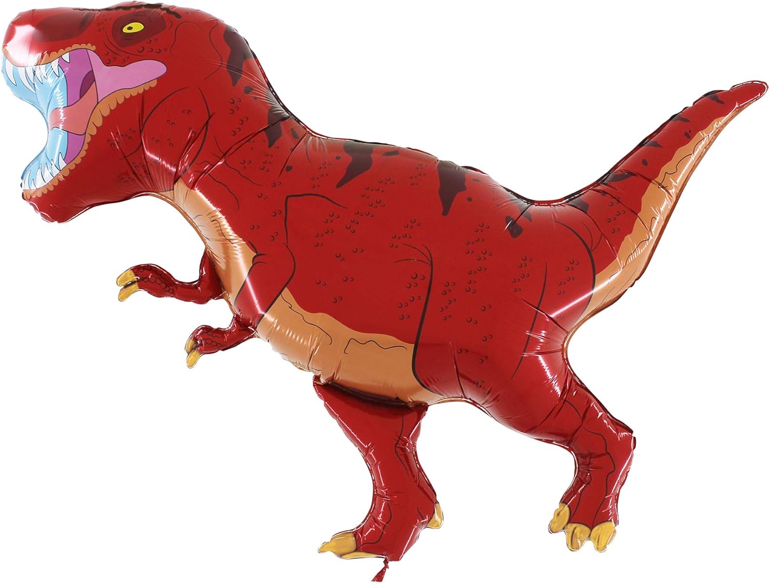 Toyland® 99cm (39") Red T-Rex Dinosaur Shaped Foil Balloon - Party Decorations