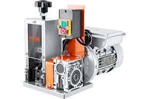VEVOR Electric Wire Stripping Machine, 0.06''-1.18'' Automatic Wire Stripper, 180 W, 60 ft/min with Visible Stripping Depth Reference