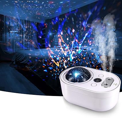 Humidificateur Veilleuse Lampe Etoile Projecteur Ciel Lumiere Chambre Pour Enfant Bebe Amazon Fr Cuisine Maison
