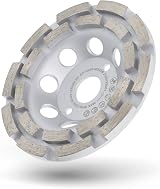 Diamond Cup Grinder 125mm Concrete Universal 5" x 22.2mm Double Row view 3