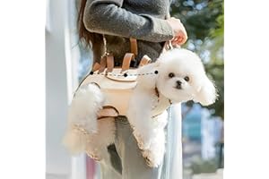 Dog Carry, Pet Backpack Dog Outing Portable Crossbody Vest Leash Three-Piece Small Dog Cat Shoulder Bag Pet Loading Strap Sup