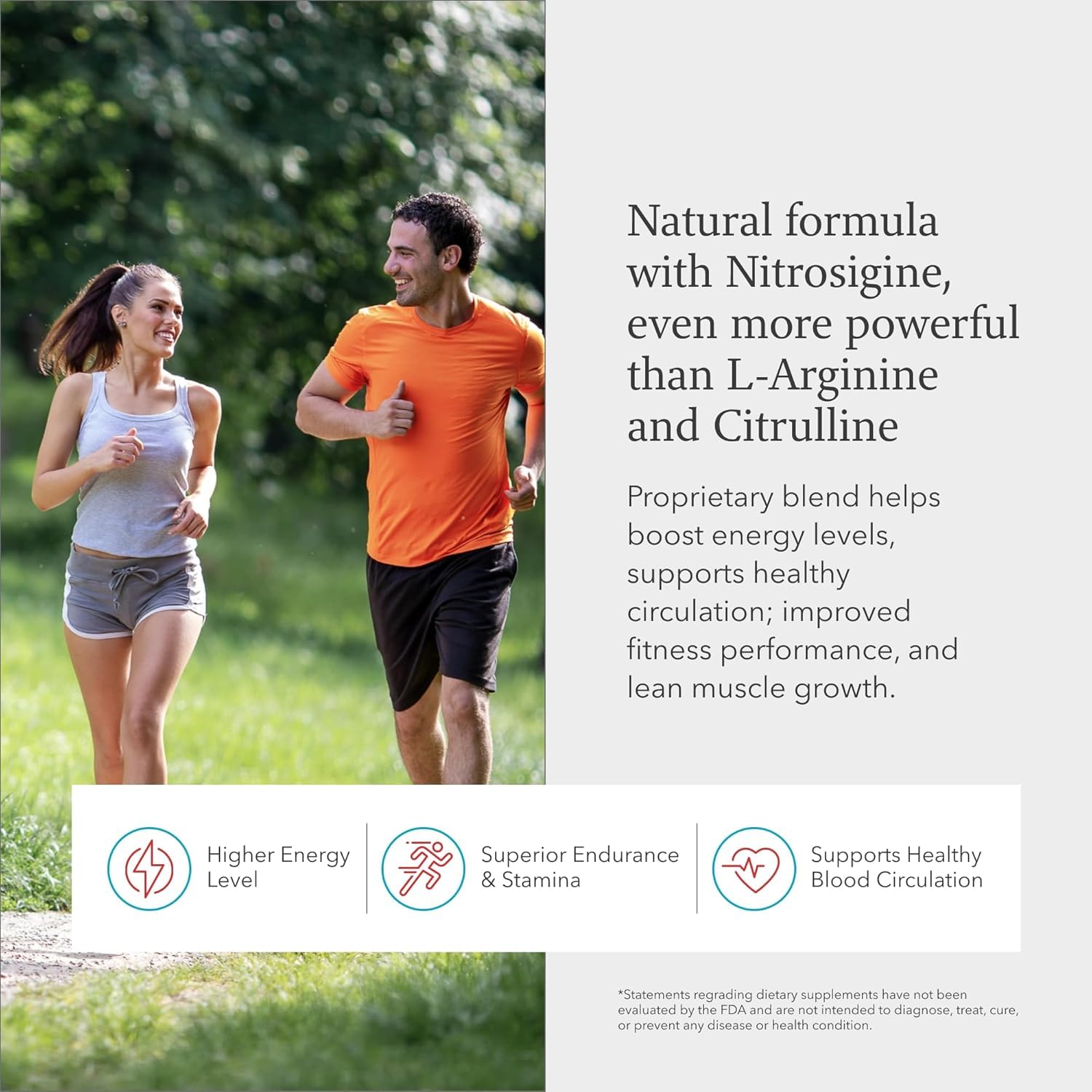 Juvenon BloodFlow-7 Nitric Oxide Supplement with Nitrosigine + Alpha Gold Male