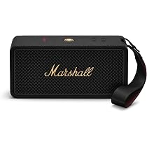 Marshall Middleton II Bluetooth Speaker - Black & Brass : Amazon