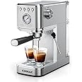 CHULUX Kom-Pro Espresso Machine 20 Bar, Semi Automatic Stainless Steel Coffee Machine for Home Latte Cappuccino Espresso Maker, Powerful Milk Frother Steam Wand