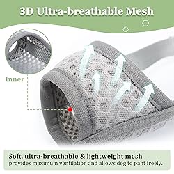 Mayerzon Dog Muzzle, Soft Mesh Muzzle for Small