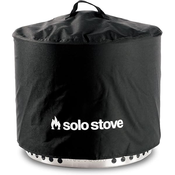 Amazon.com: Solo Stove Bonfire Shelter Protective Fire Pit Cover for Round  Fire Pits Waterproof Cover Great Accessories for Camping and Outdoors,  Black : Patio, Lawn u0026 Garden